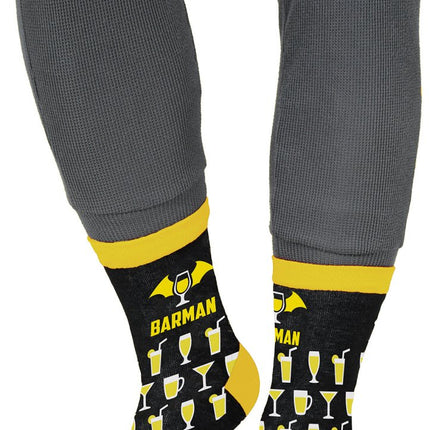 Barman Sokken Zwart Geel van Fiestas Guirca koop je bij Partywinkel