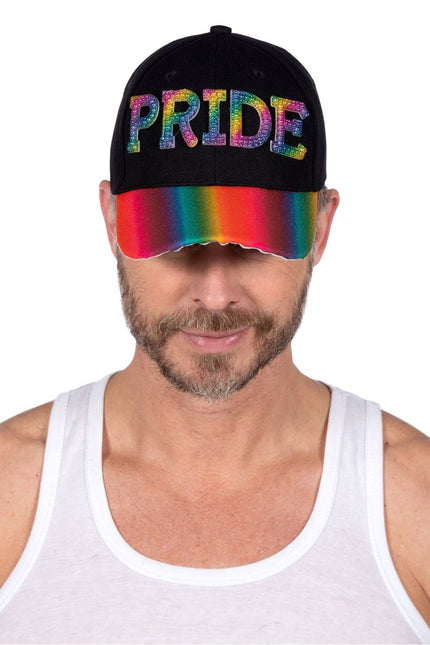 Baseball cap rainbow pride - Partywinkel - 8720059071289