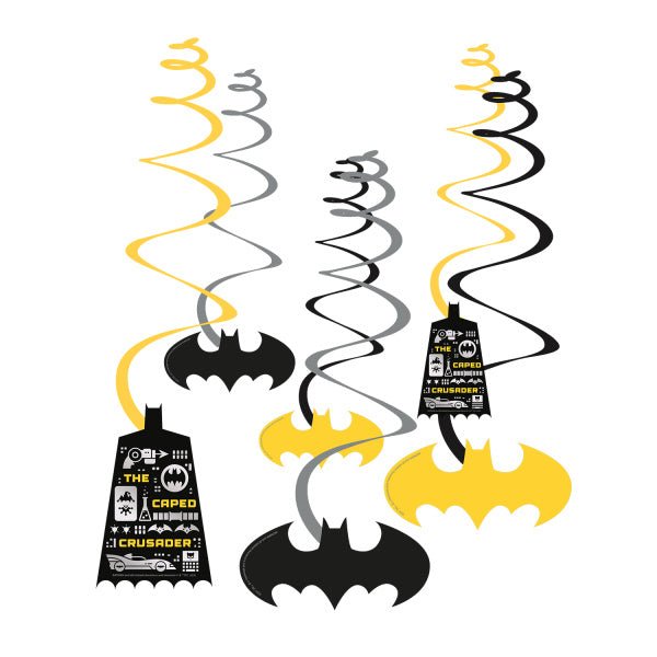 Batman Hangdecoratie 60cm 6st van Riethmueller koop je bij Partywinkel