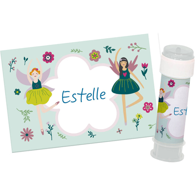 Adesivi Ballerina Soffiatore di bolle 6 pezzi