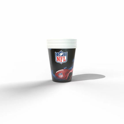 Bicchieri NFL da 250 ml, confezione da 6