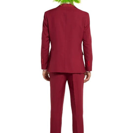 Beetlejuice Bruidegom Kostuum Heren Donkerrood 4-delig van OppoSuits koop je bij Partywinkel