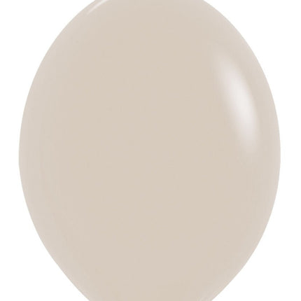Beige Ballonnen 30cm 50st van Sempertex koop je bij Partywinkel