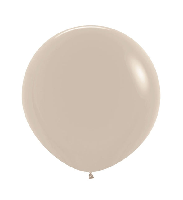 Beige Ballonnen 61cm 3st van Sempertex koop je bij Partywinkel