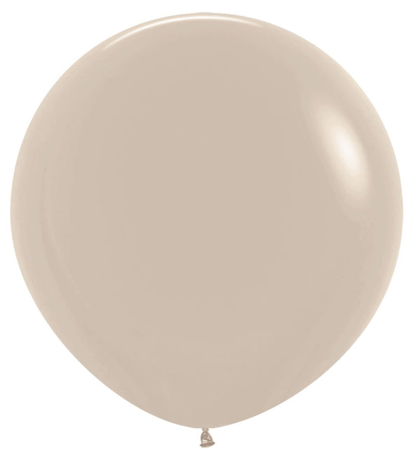 Beige Ballonnen 91cm 2st van Sempertex koop je bij Partywinkel