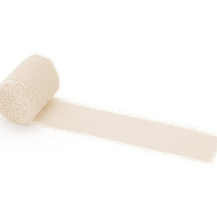 Beige Lint 5m 3st van Partydeco koop je bij Partywinkel