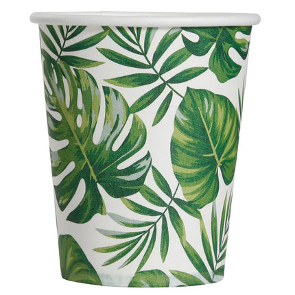 Bekers Palmbladeren 240ml 6st van Fiestas Guirca koop je bij Partywinkel