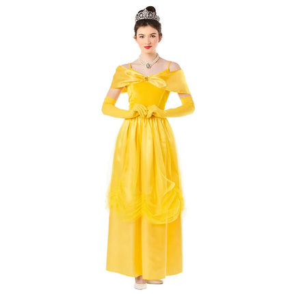Belle En Het Beest Jurk Dames van Boland koop je bij Partywinkel