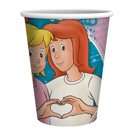 Bibi e Tina - Bicchieri da 250 ml, 8 pezzi