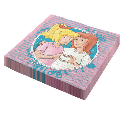 Tovagliolini Bibi e Tina 33 cm, 20 pezzi