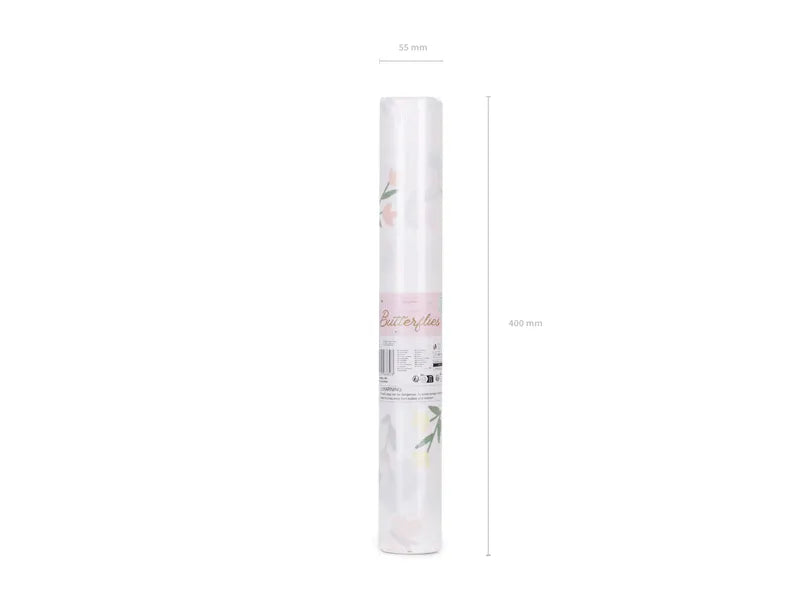 Runner da tavola Fiori Bianco 5m