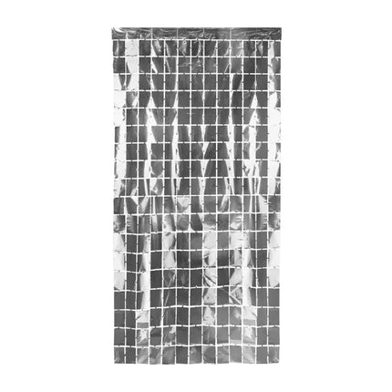 Quadri per tende da porta argento da 2 m