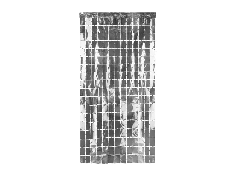 Quadri per tende da porta argento da 2 m