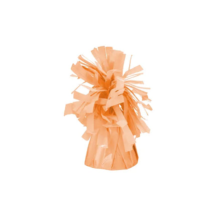 Palloncino arancione peso pastello 7cm 4pz