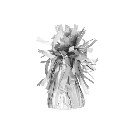 Peso palloncino argento 7cm 4pz