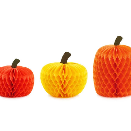 Nidi di zucca arancione 3 pezzi