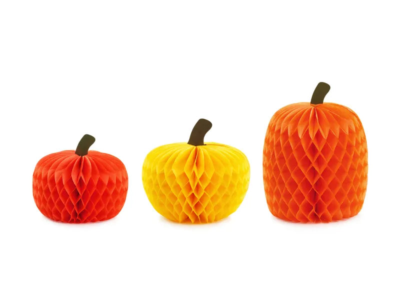 Nidi di zucca arancione 3 pezzi