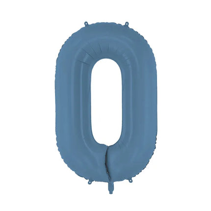 Palloncino 0 Year Figure Blu Opaco Vuoto 86cm