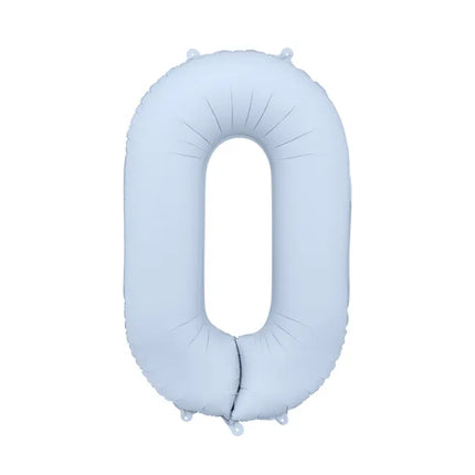Palloncino 0 Year Figure Azzurro Opaco Vuoto 86cm