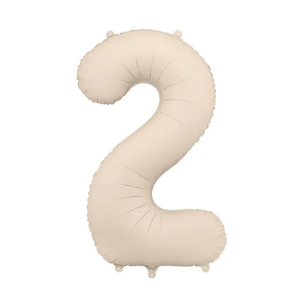 Palloncino di figura 2 anni Beige Opaco Vuoto 86cm
