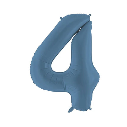 Palloncino a 4 anni Blu Opaco Vuoto 86cm