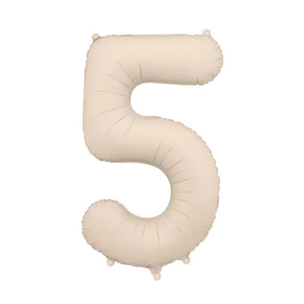 Palloncino 5 anni Beige Opaco Vuoto 86cm