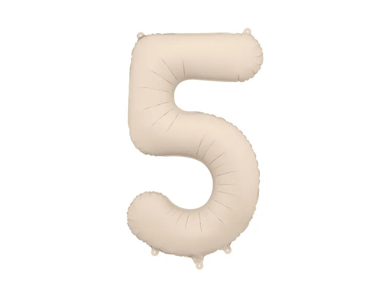 Palloncino 5 anni Beige Opaco Vuoto 86cm
