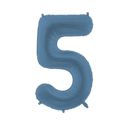Palloncino a 5 anni Blu Opaco Vuoto 86cm
