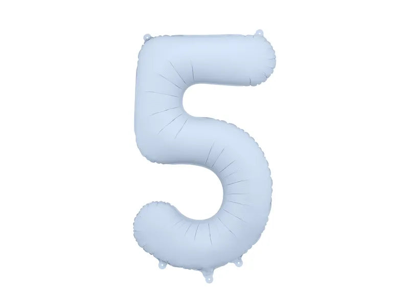 Palloncino a 5 anni Azzurro Opaco Vuoto 86cm
