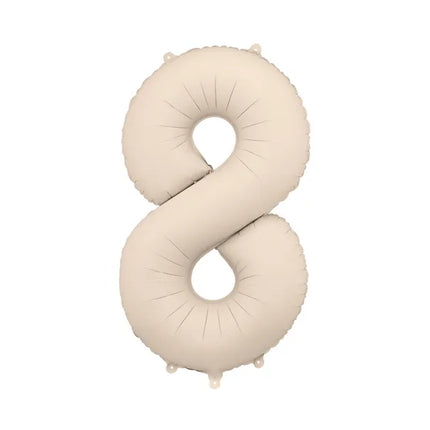 Palloncino 8 anni Beige Opaco Vuoto 86cm