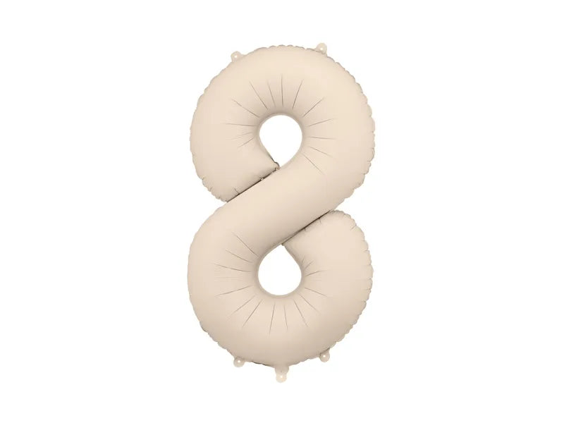 Palloncino 8 anni Beige Opaco Vuoto 86cm