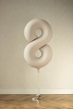 Palloncino 8 anni Beige Opaco Vuoto 86cm
