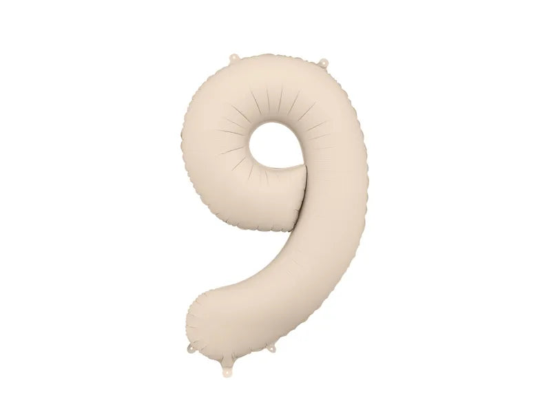 Palloncino 9 anni Beige Opaco Vuoto 86cm