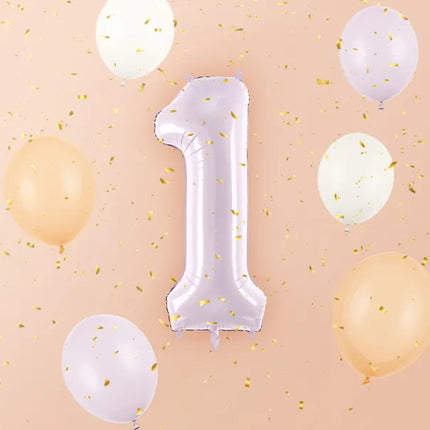 Palloncino 1 Anno Figura Viola Vuoto 72cm