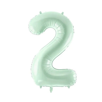 Palloncino figura 2 anni verde menta 72 cm