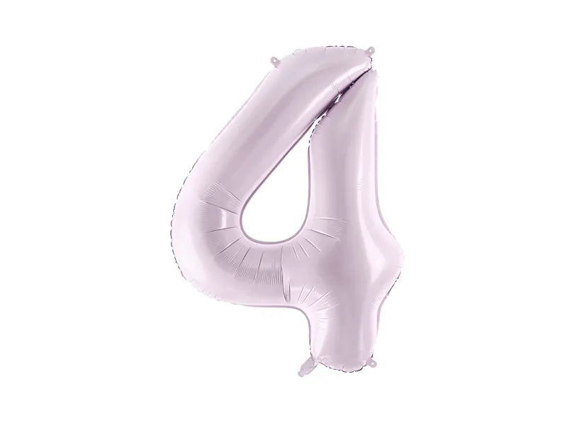 Pallone numero 4 anni viola 72cm