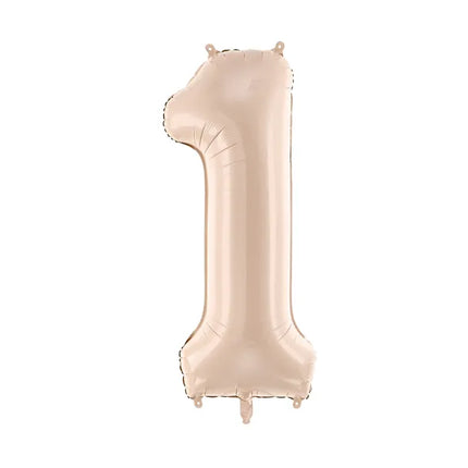 Palloncino figura 1 anno Beige 72cm