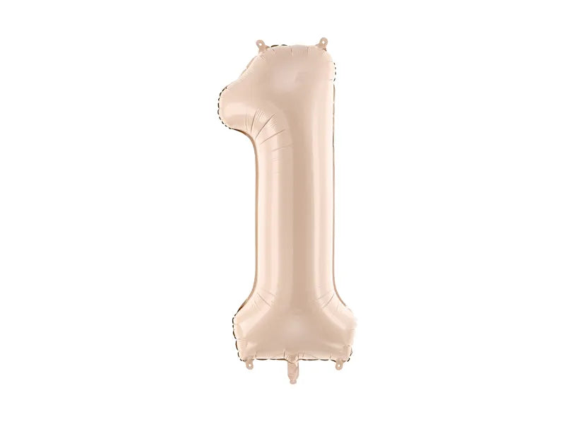 Palloncino figura 1 anno Beige 72cm