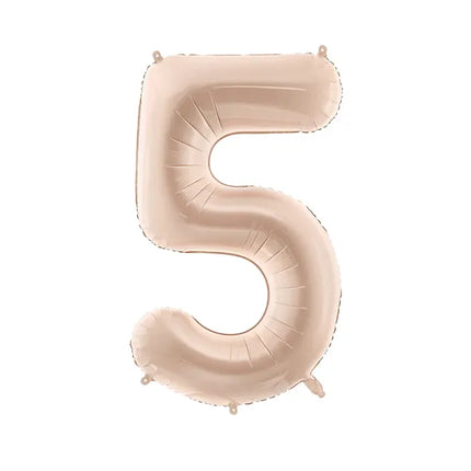 Palloncino 5 anni Beige Lucido Vuoto 72cm