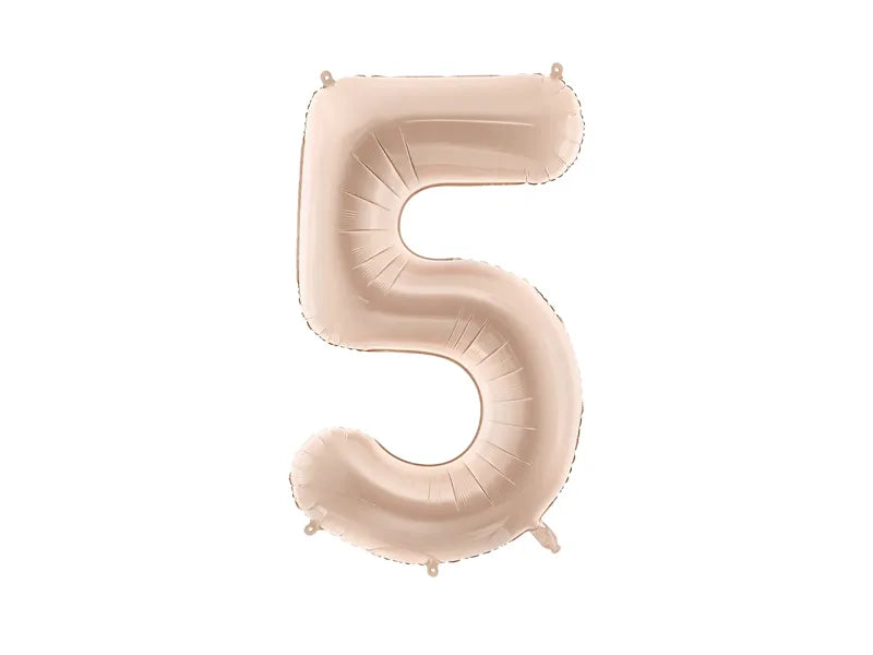 Palloncino 5 anni Beige Lucido Vuoto 72cm
