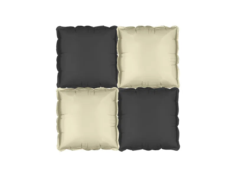 Palloncino nero oro 35cm 4pz