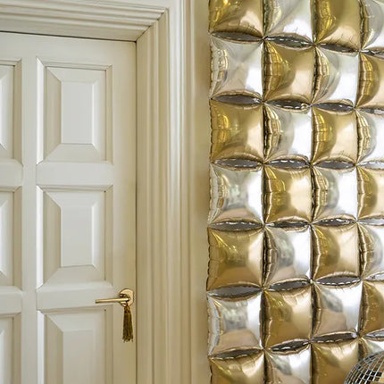 Palloncino oro argento 35cm 4pz