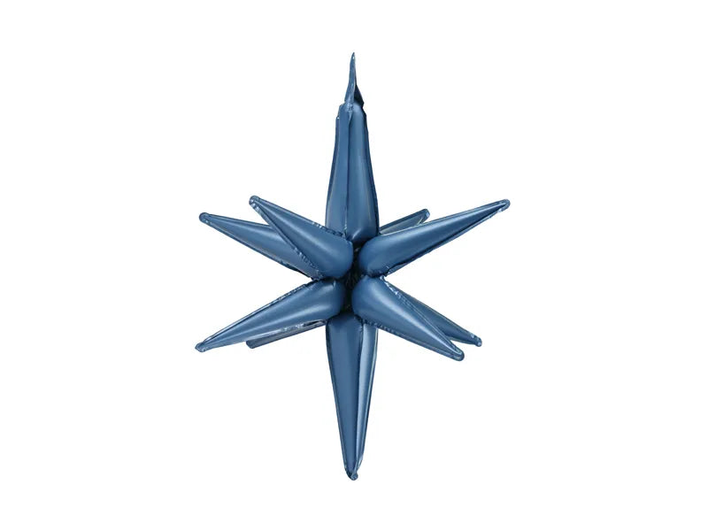 Palloncino a stella blu scuro 70 cm