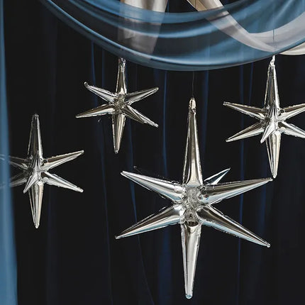 Palloncino Star Silver 50cm