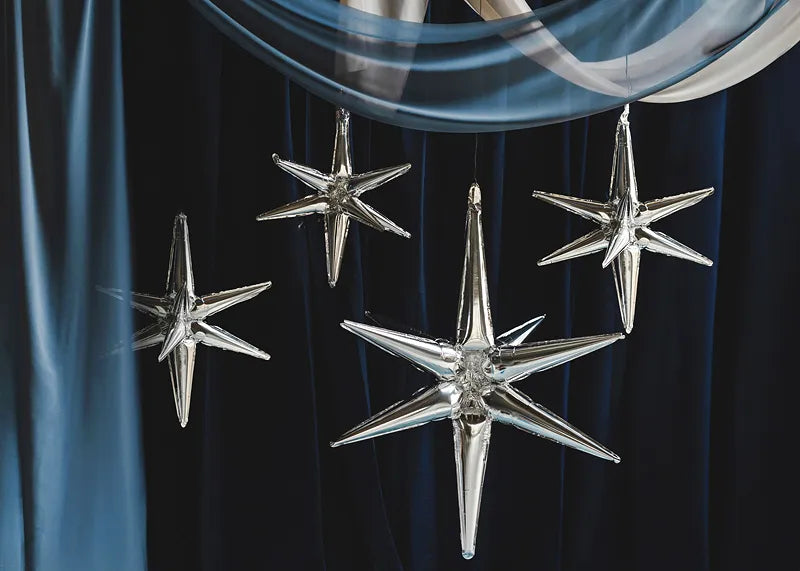 Palloncino Star Silver 50cm