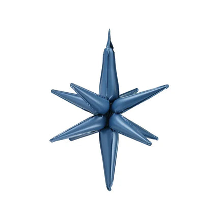 Palloncino a stella blu scuro 50 cm