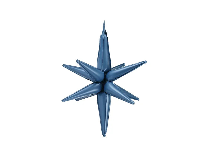 Palloncino a stella blu scuro 50 cm