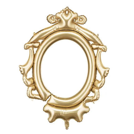 Cornice per palloncini dorata 95 cm