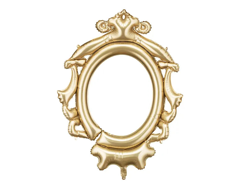 Cornice per palloncini dorata 95 cm