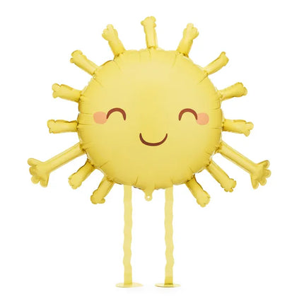 Palloncino a elio Sun Giallo Vuoto 91cm